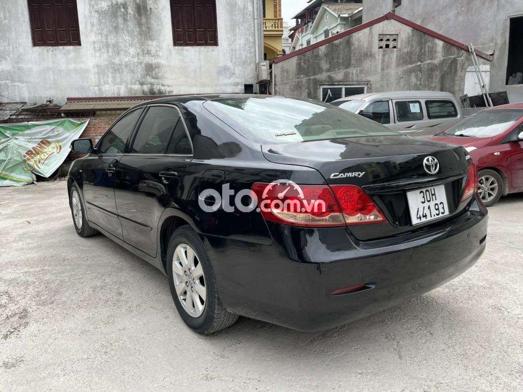 Toyota Camry 2007 - Bán xe Toyota Camry 2.4G AT năm 2007, màu đen, giá tốt