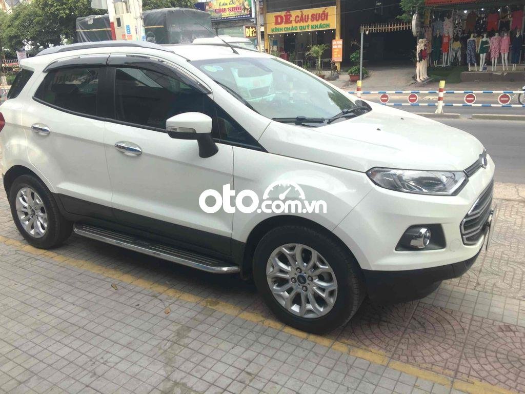 Ford EcoSport 2015 - Bán ô tô Ford EcoSport Titanium 1.5L AT 2015, màu trắng xe gia đình