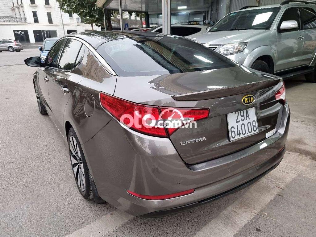 Kia Optima 2012 - Cần bán gấp Kia Optima 2.0 ATH sản xuất 2012, màu xám, nhập khẩu