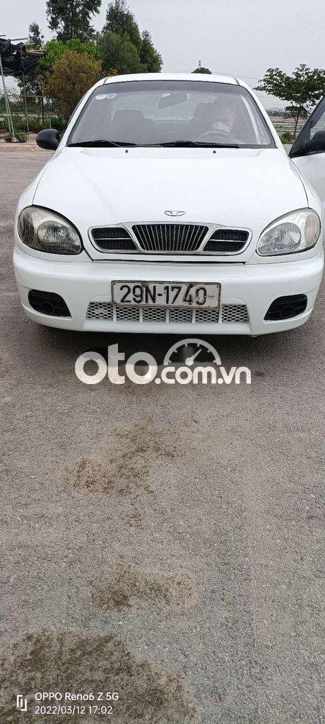 Daewoo Lanos 2001 - Bán Daewoo Lanos sản xuất 2001, màu trắng, 42 triệu