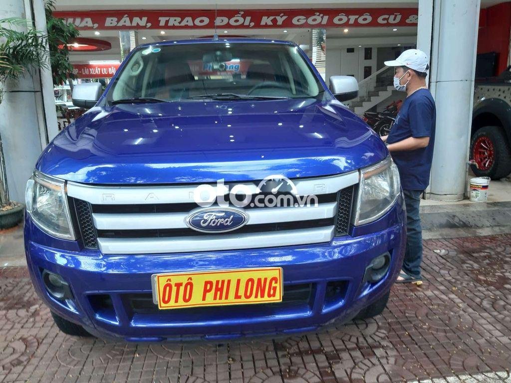 Ford Ranger 2014 - Xe Ford Ranger sản XLS 2.2 4x2AT  xuất năm 2014, màu xanh lam, nhập khẩu nguyên chiếc