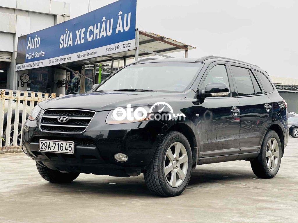 Hyundai Santa Fe 2009 - Bán Hyundai Santa Fe MLX sản xuất 2009, màu đen, xe nhập