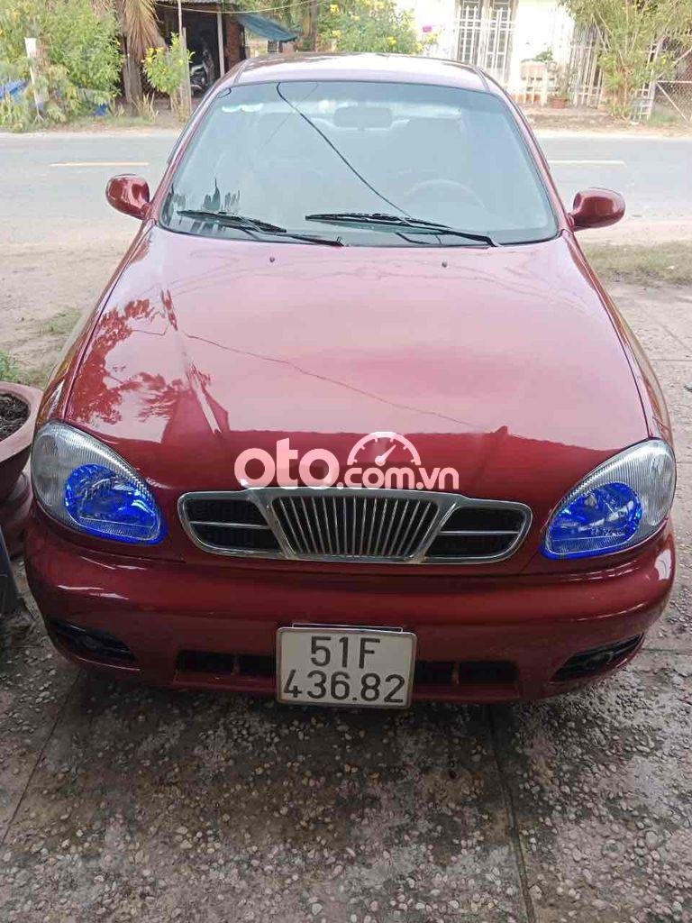 Daewoo Lanos 2003 - Cần bán Daewoo Lanos sản xuất 2003, màu đỏ