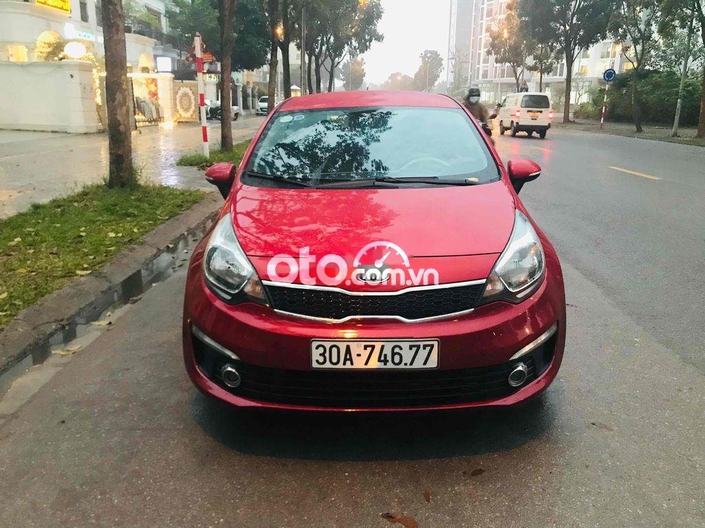 Kia Rio 2015 - Bán ô tô Kia Rio 1.4AT Sedan sản xuất năm 2015, màu đỏ, nhập khẩu chính chủ, giá chỉ 388 triệu