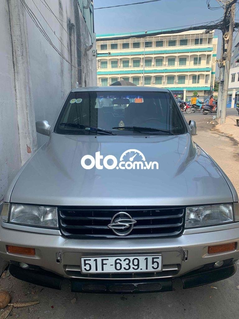 Ssangyong Musso 1997 - Bán Ssangyong Musso năm 1997, màu bạc chính chủ, giá chỉ 73 triệu