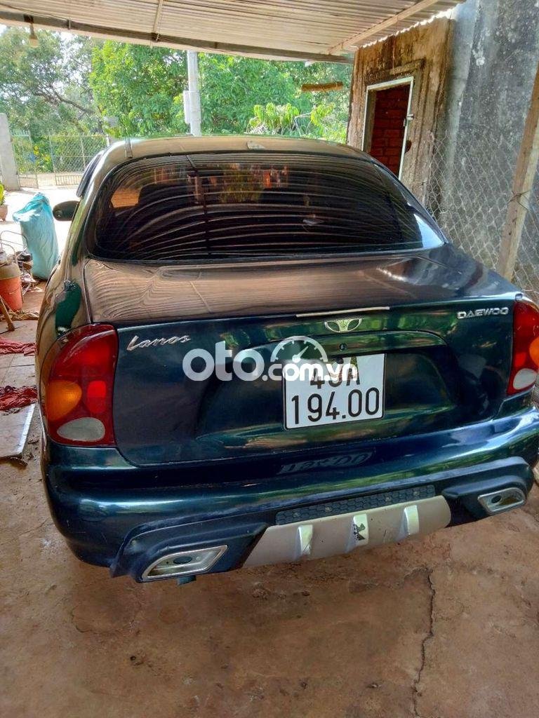 Daewoo Lanos 2002 - Bán ô tô Daewoo Lanos sản xuất năm 2002, màu xanh lam