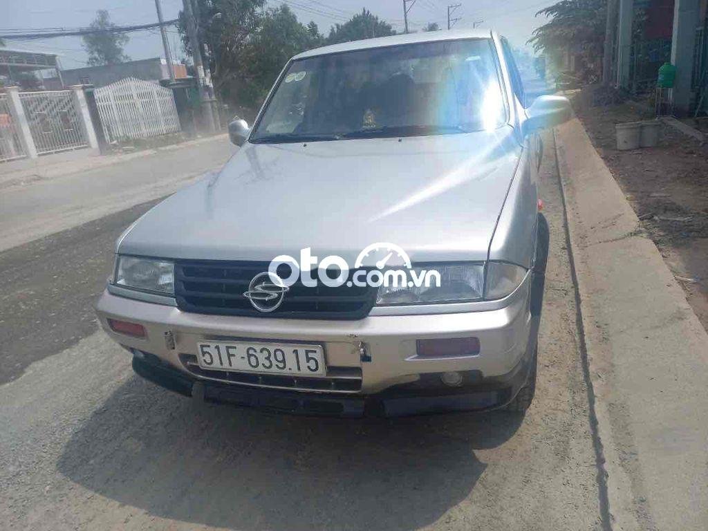 Ssangyong Musso 1997 - Bán Ssangyong Musso năm 1997, màu bạc chính chủ, giá chỉ 73 triệu