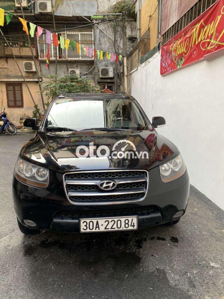 Hyundai Santa Fe 2009 - Bán xe Hyundai Santa Fe MLX sản xuất năm 2009, màu đen, xe nhập