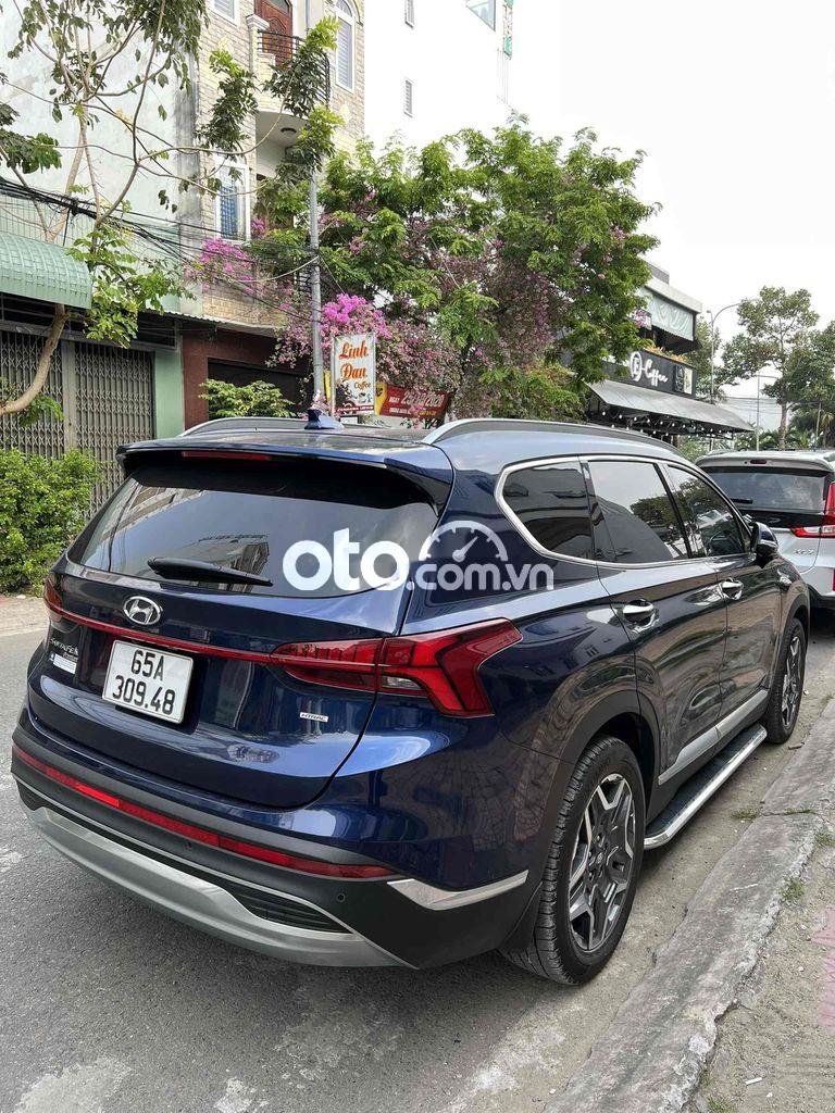 Hyundai Santa Fe 2021 - Bán ô tô Hyundai Santa Fe 2.5L xăng, cao cấp năm 2021, màu xanh lam