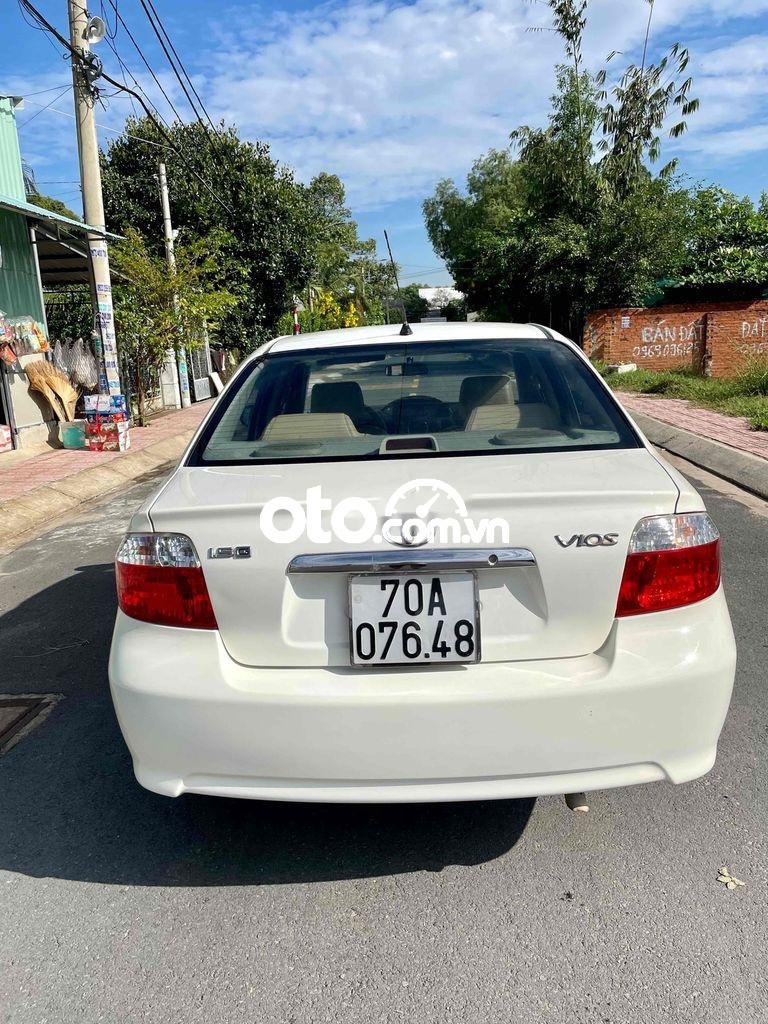 Toyota Vios 2003 - Bán Toyota Vios 1.5E MT sản xuất năm 2003, màu trắng