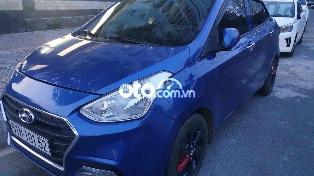 Hyundai Grand i10 2019 - Cần bán Hyundai Grand i10 1.2AT sản xuất 2019, màu xanh lam