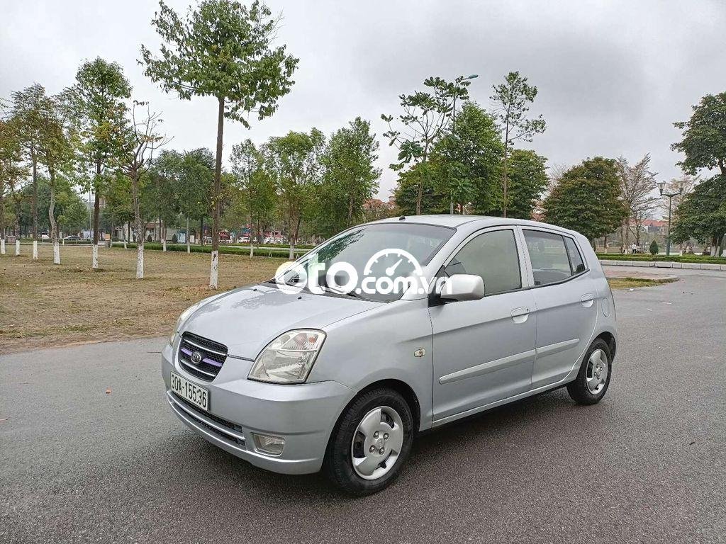 Kia Morning 2007 - Bán ô tô Kia Morning năm sản xuất 2007, màu bạc, 107tr