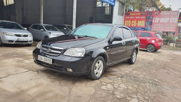 Daewoo Lacetti 2007 - Cần bán xe Daewoo Lacetti EX 1.6MT sản xuất 2007, màu đen, giá tốt