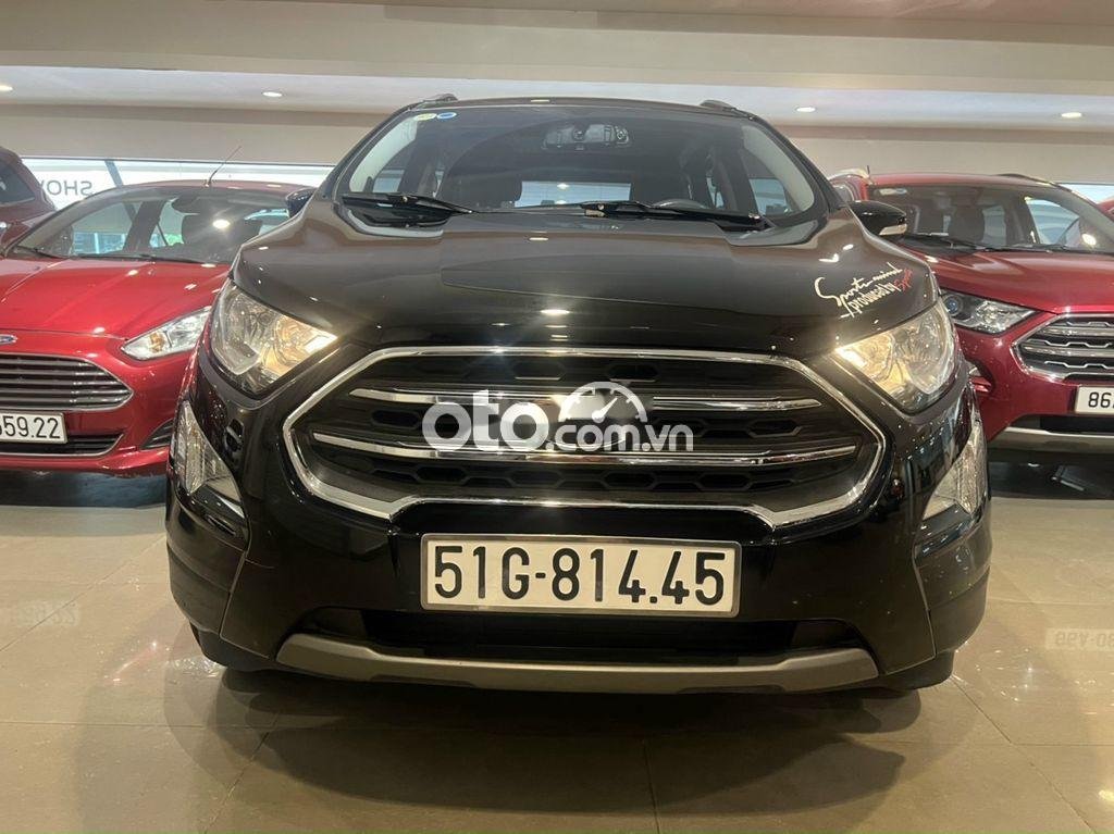 Ford EcoSport 2018 - Cần bán lại xe Ford EcoSport Titanium AT sản xuất năm 2018, màu đen