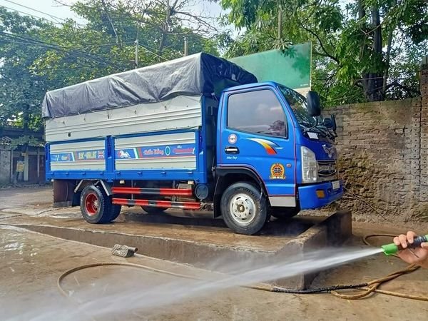 Fuso Xe ben 2016 - Bán xe TMT 6 tấn sản xuất năm 2016, màu xanh lam chính chủ, giá tốt