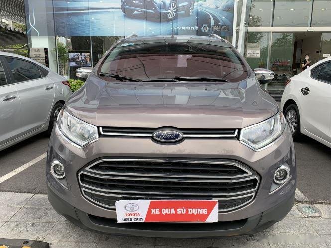 Ford EcoSport 2016 - Xe Ford EcoSport Titanium 1.5L AT sản xuất năm 2016, màu xám, giá 420tr