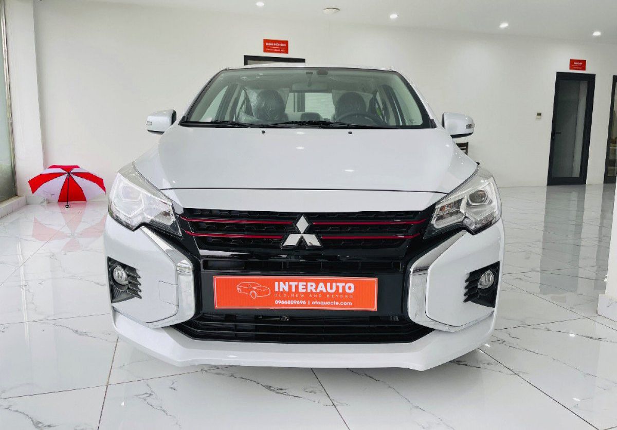 Mitsubishi Attrage 2022 - Bán xe Mitsubishi Attrage Premium CVT năm 2022, màu trắng, nhập khẩu, giá chỉ 445 triệu