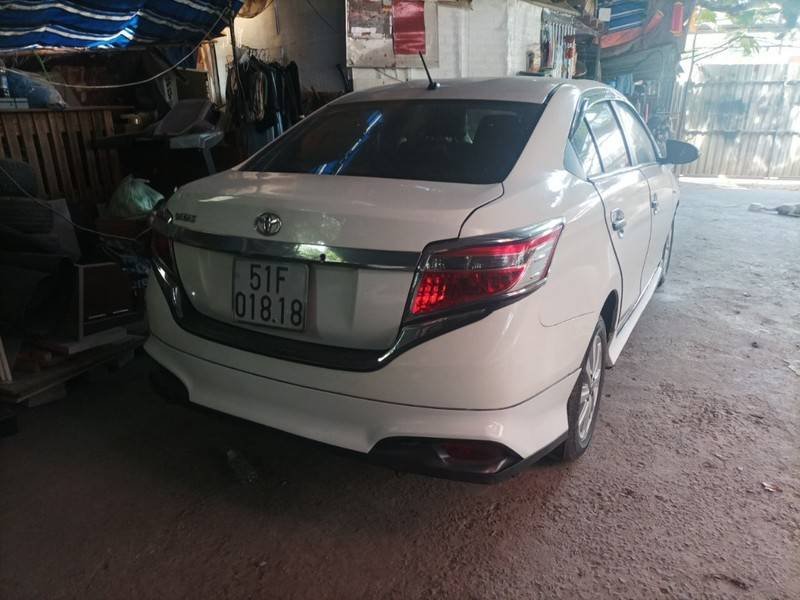 Toyota Vios 2014 - Cần bán lại xe Toyota Vios 1.3J MT năm 2014, màu trắng, giá chỉ 275 triệu