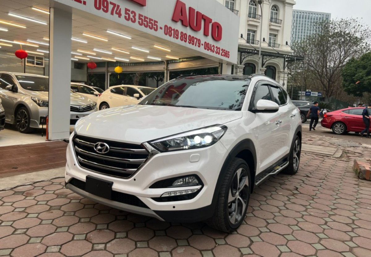 Hyundai Tucson 2019 - Bán xe Hyundai Tucson 1.6 Turbo sản xuất năm 2019, màu trắng