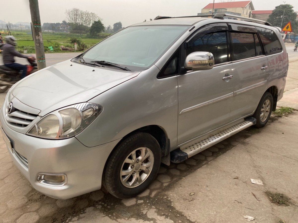 Toyota Innova 2008 - Cần bán xe Toyota Innova 2.0G sản xuất năm 2008, màu bạc, 175tr