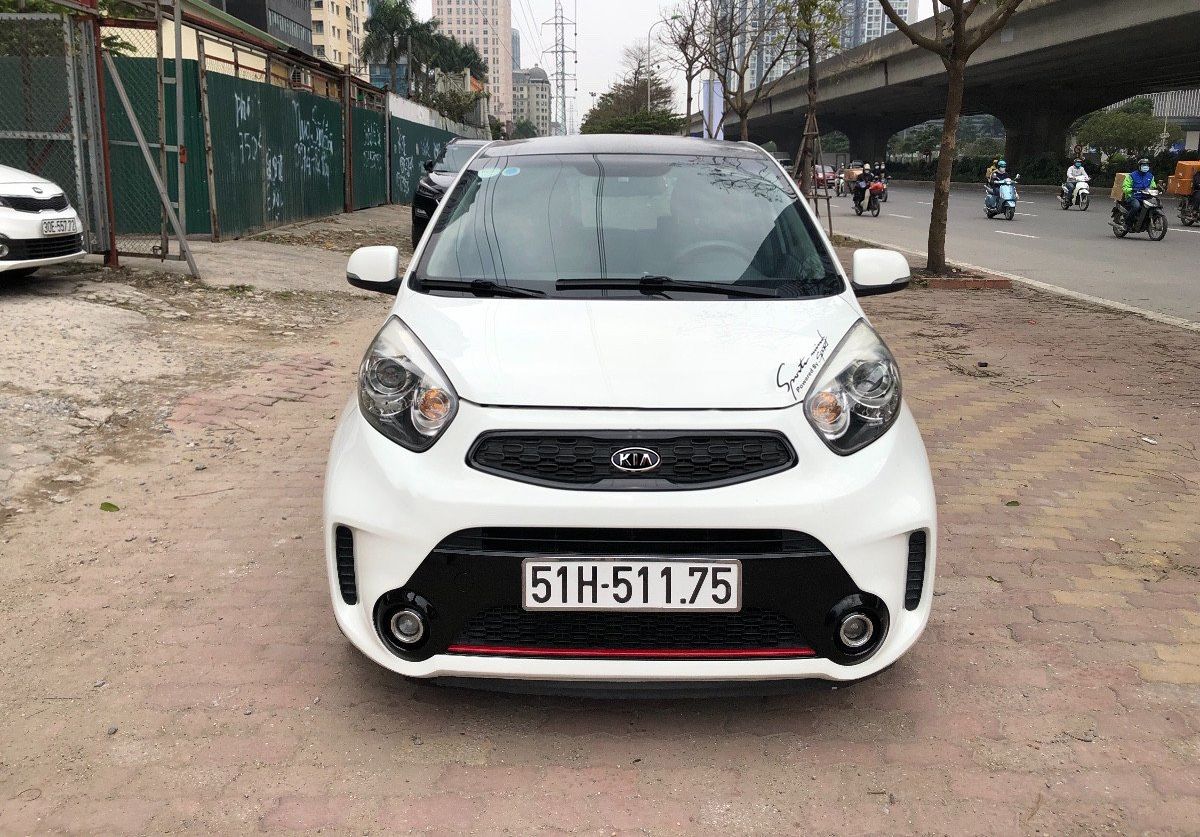 Kia Morning 2017 - Bán ô tô Kia Morning Si 1.25AT sản xuất năm 2017, màu trắng số tự động