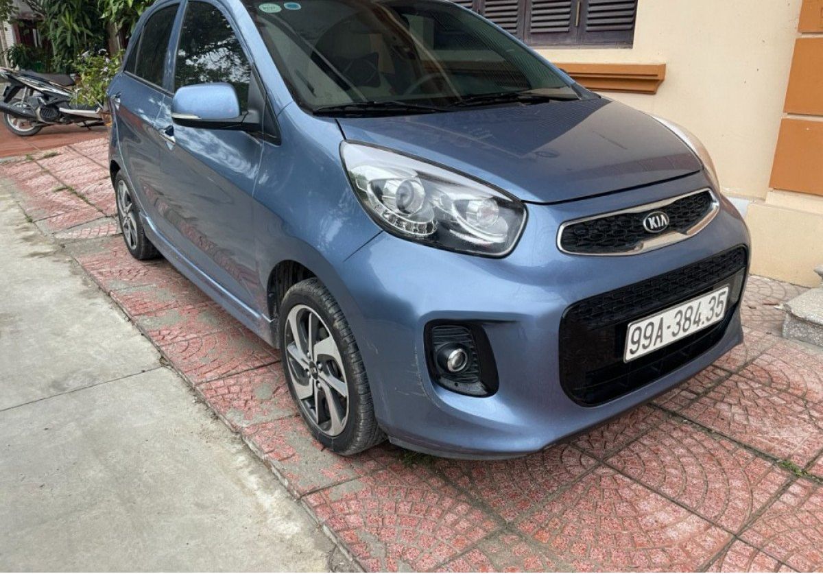 Kia Morning 2020 - Bán xe Kia Morning năm sản xuất 2020, màu xanh lam, giá chỉ 360 triệu