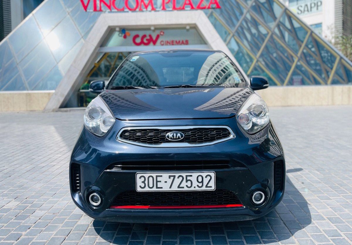 Kia Morning 2017 - Bán Kia Morning sản xuất 2017, màu xanh lam chính chủ, giá chỉ 325 triệu