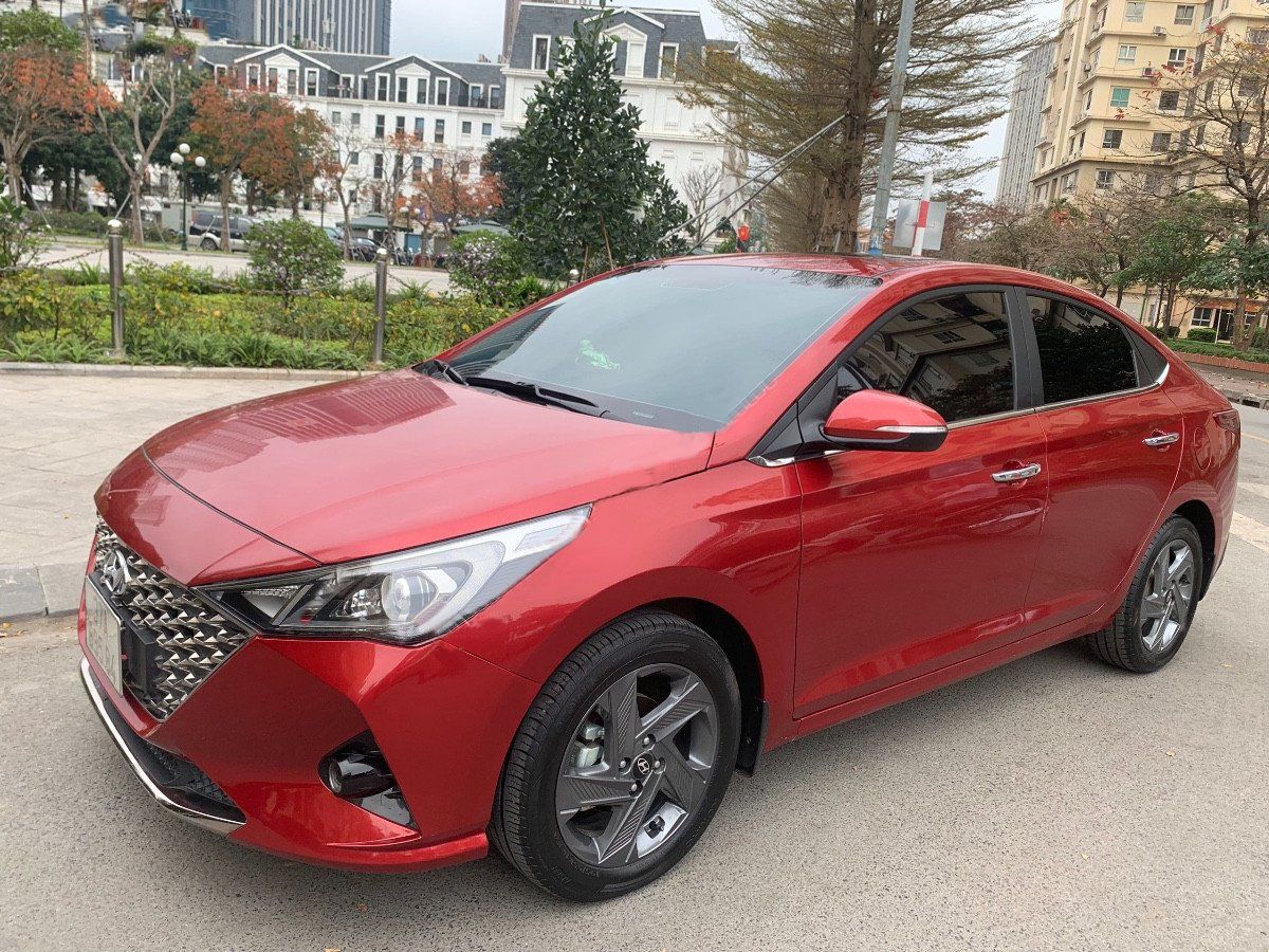 Hyundai Accent 2021 - Bán ô tô Hyundai Accent năm 2021, màu đỏ số tự động, 538 triệu