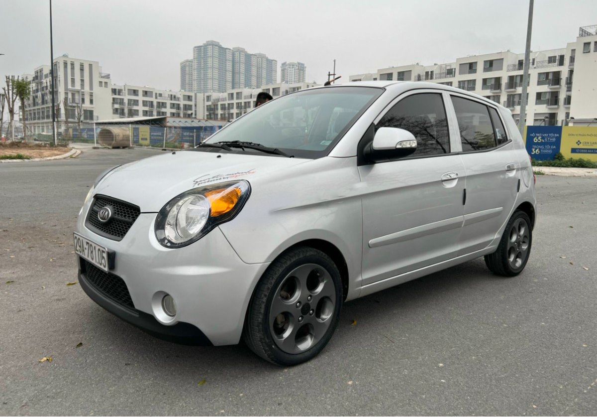 Kia Morning 2009 - Cần bán lại xe Kia Morning sản xuất 2009, màu bạc, xe nhập giá cạnh tranh