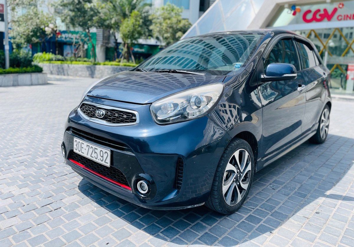 Kia Morning 2017 - Bán Kia Morning sản xuất 2017, màu xanh lam chính chủ, giá chỉ 325 triệu