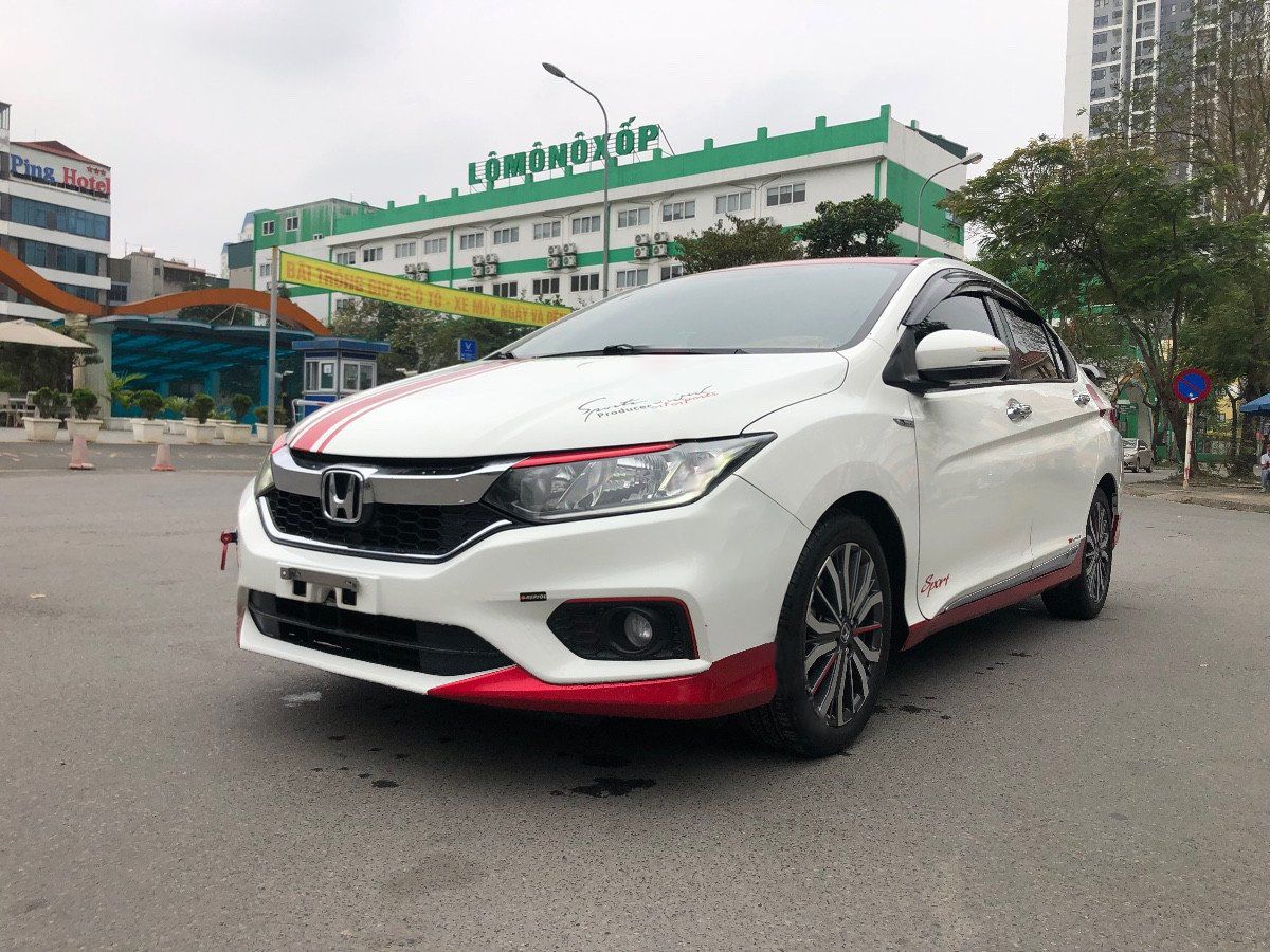 Honda City 2017 - Bán ô tô Honda City CVT sản xuất 2017, màu trắng, giá chỉ 442 triệu