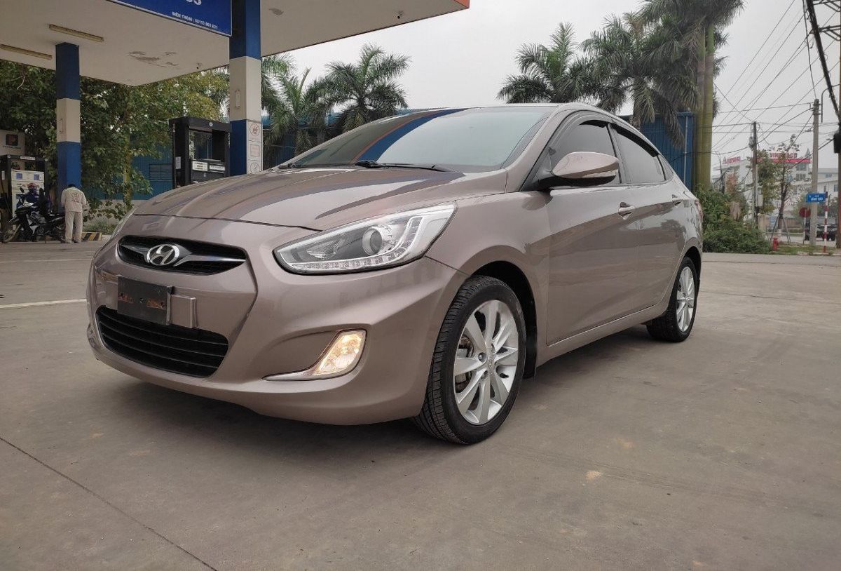 Hyundai Accent 2013 - Xe Hyundai Accent 1.4 AT năm sản xuất 2013, màu nâu, nhập khẩu