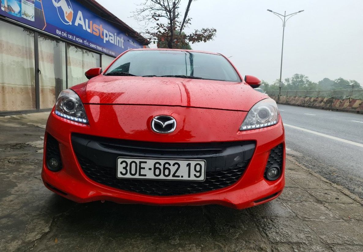 Mazda 3 2013 - Cần bán gấp Mazda 3 năm sản xuất 2013, màu đỏ, 385tr