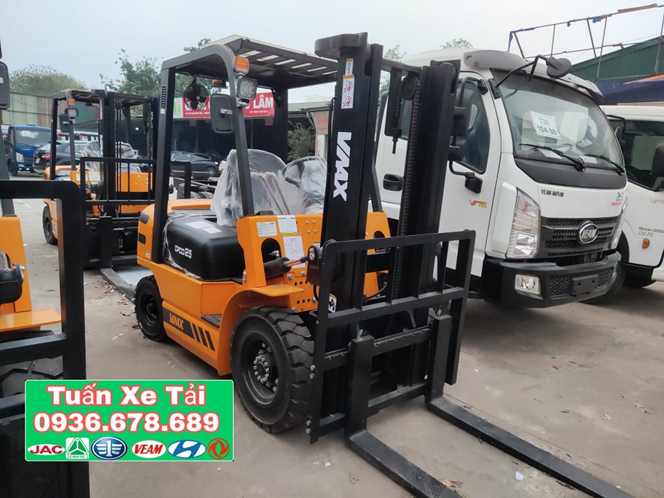 Xe nâng vmax 2.5 tấn CPCD25 nhập khẩu Trung quốc