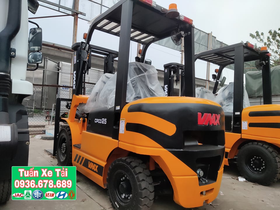 Xe nâng vmax 2.5 tấn CPCD25 nhập khẩu Trung quốc