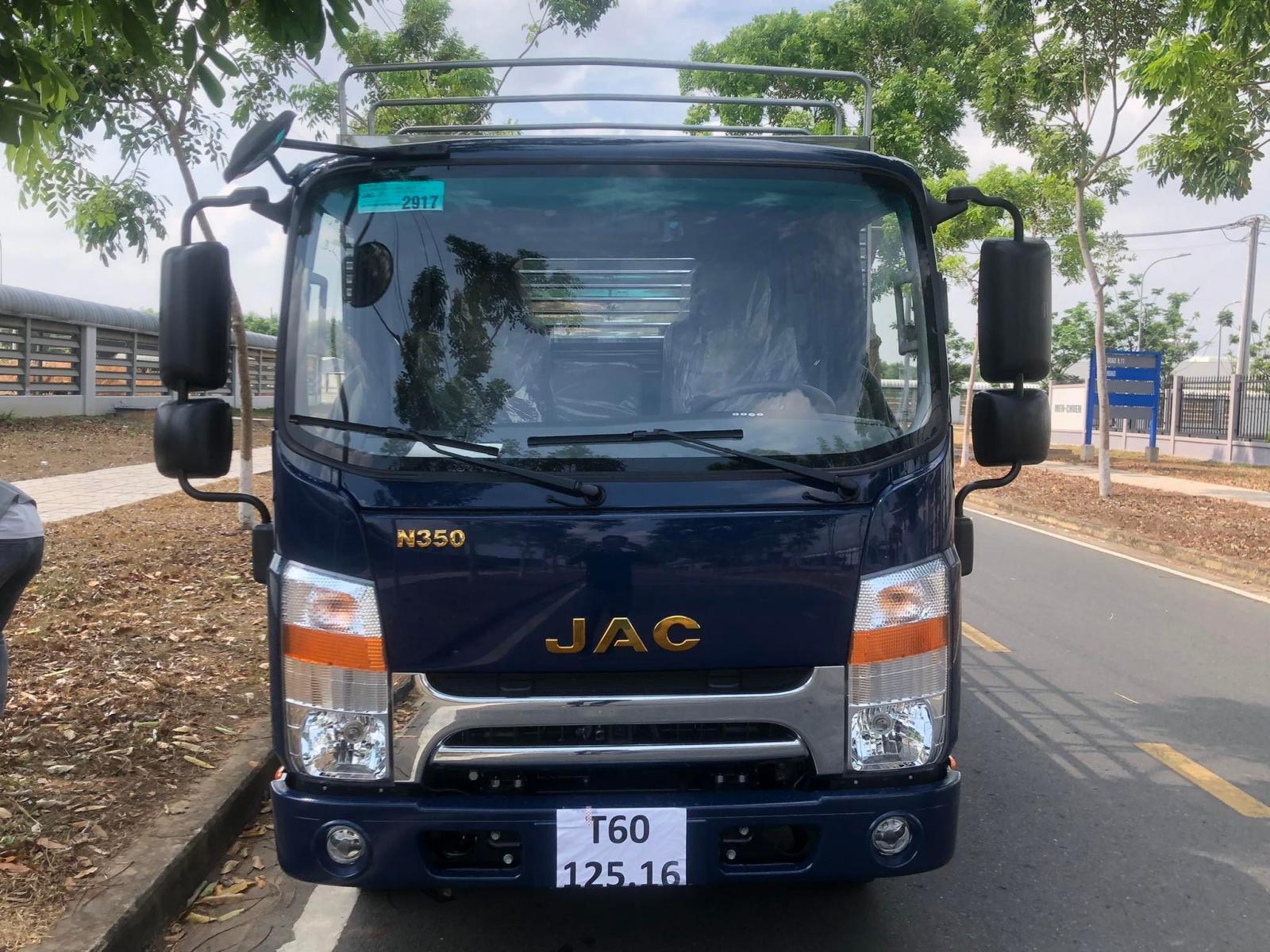 Xe JAC N350s thùng bạt 4m4 tải 3t45 đời 2022