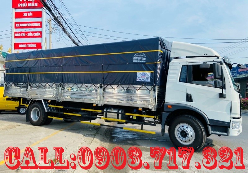Xe tải 5 tấn - dưới 10 tấn NS300 2022 - Bán xe tải Faw 8T3 đông cơ Weichai 165HP mới 2022