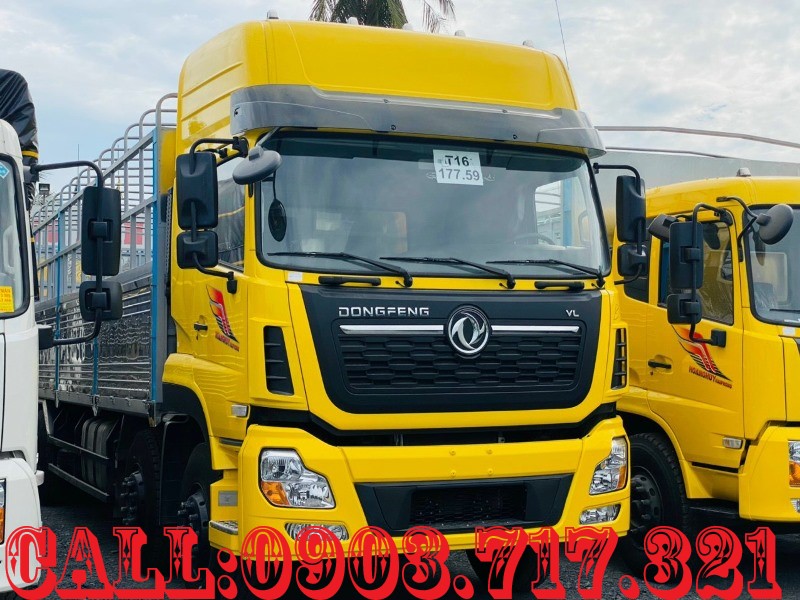 Bán xe tải Dongfeng 4 chân nhập khẩu 17T9 nóc cao giá nhà máy