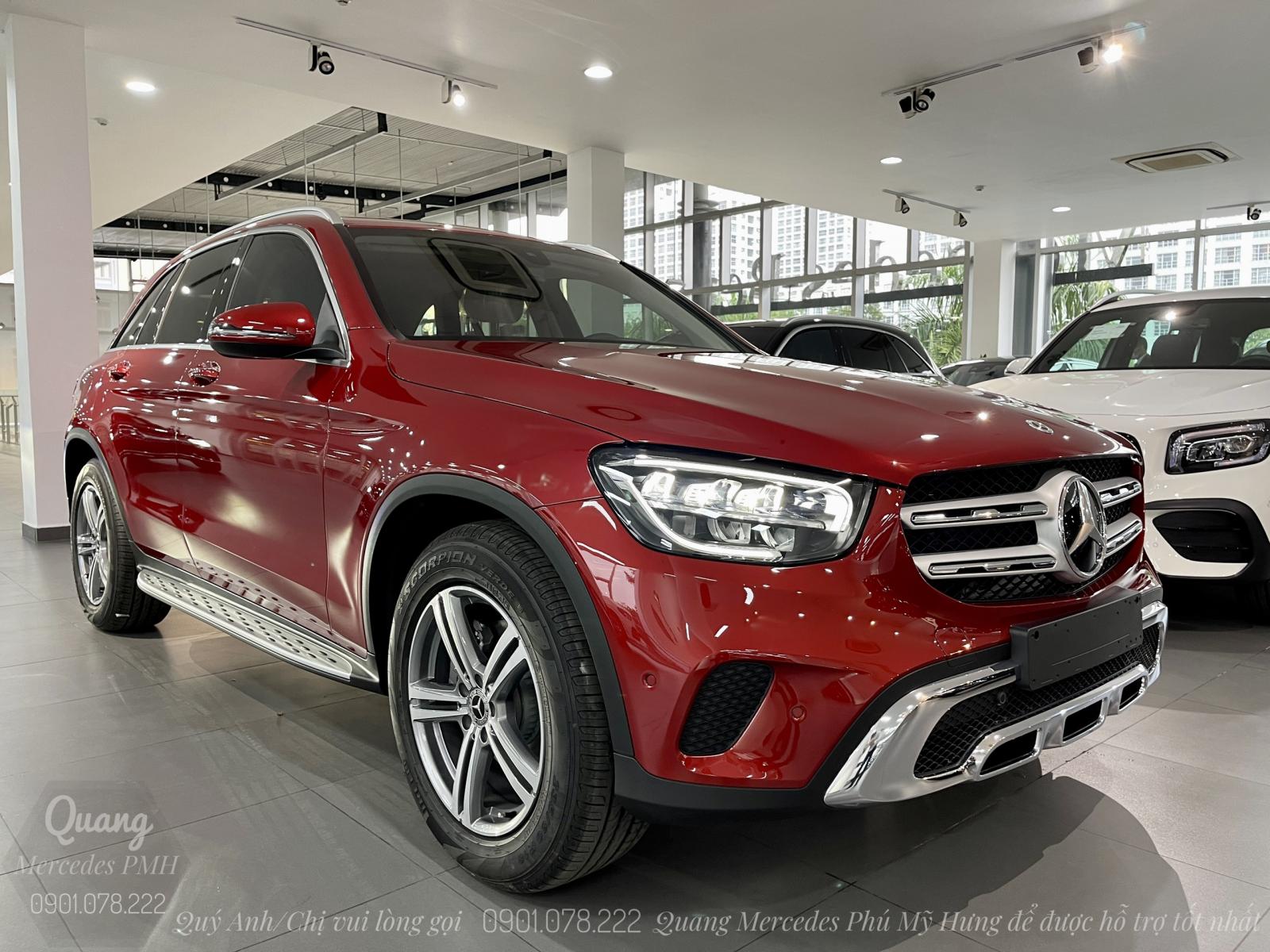 Mercedes-Benz GLC 2022 - Mercedes GLC200 Màu Đỏ Giao Liền Quận Tân Bình . Hỗ trợ 80% | Lãi suất ưu đãi. Quang Mercedes Phú Mỹ Hưng