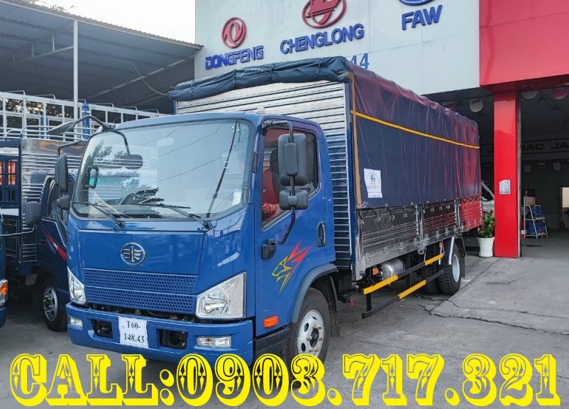 Xe tải 5 tấn - dưới 10 tấn Faw Tiger 8T 2022 - Bán xe tải Faw Tiger 8 tấn thùng 6m2. Giá bán xe tải Faw 8 Tấn thùng 6m2