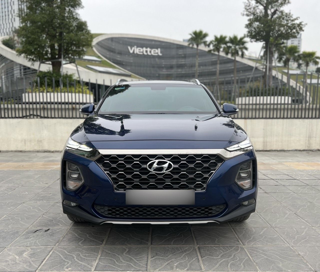 Hyundai Santa Fe 2019 - Cần bán xe Hyundai Santa Fe 2.2D Premium Full dầu sản xuất năm 2019