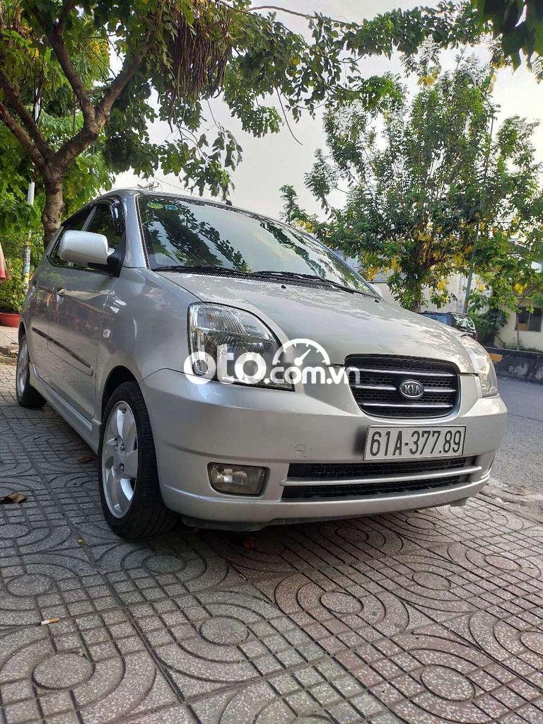 Kia Morning 2008 - Bán Kia Morning sản xuất 2008, màu bạc, xe nhập chính chủ