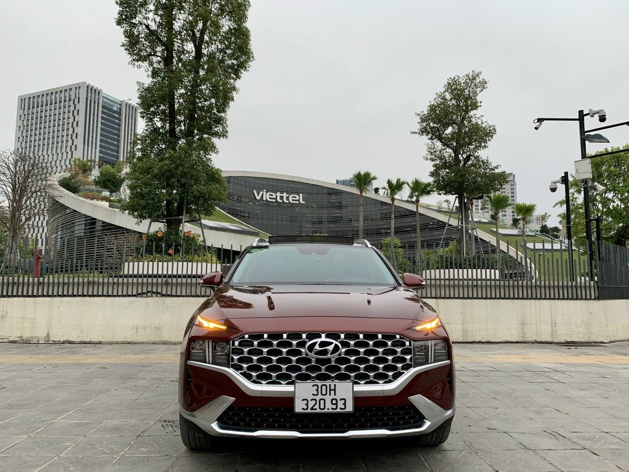 Hyundai Santa Fe 2021 - Bán Hyundai Santa Fe 2.2L AT 4WD Premium năm sản xuất 2021