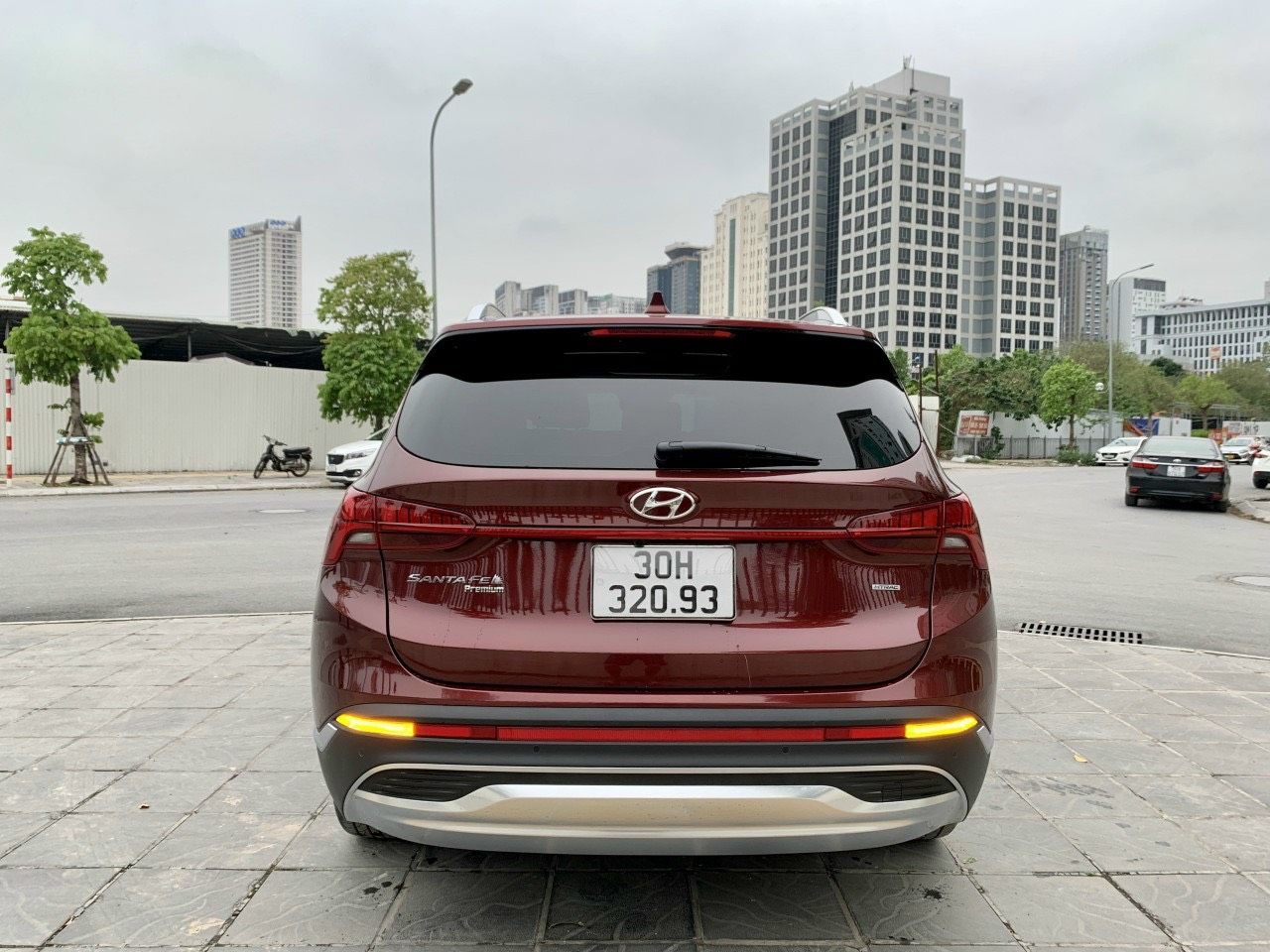 Hyundai Santa Fe 2021 - Bán Hyundai Santa Fe 2.2L AT 4WD Premium năm sản xuất 2021