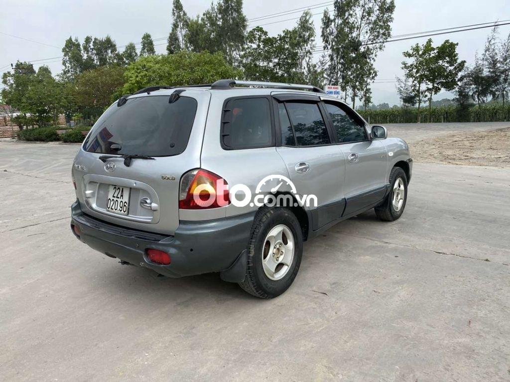 Hyundai Santa Fe 2003 - Bán Hyundai Santa Fe năm 2003, màu bạc, nhập khẩu