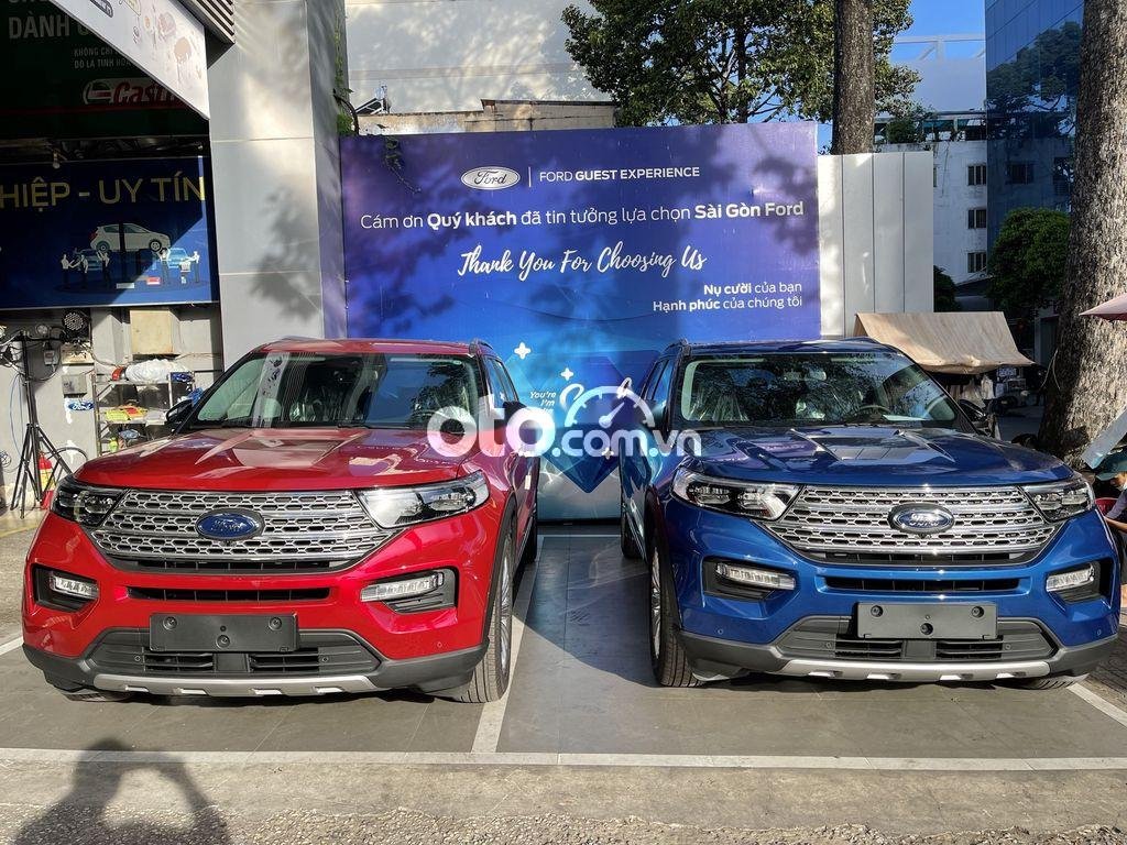 Ford Explorer 2022 - Màu đỏ, nhập khẩu