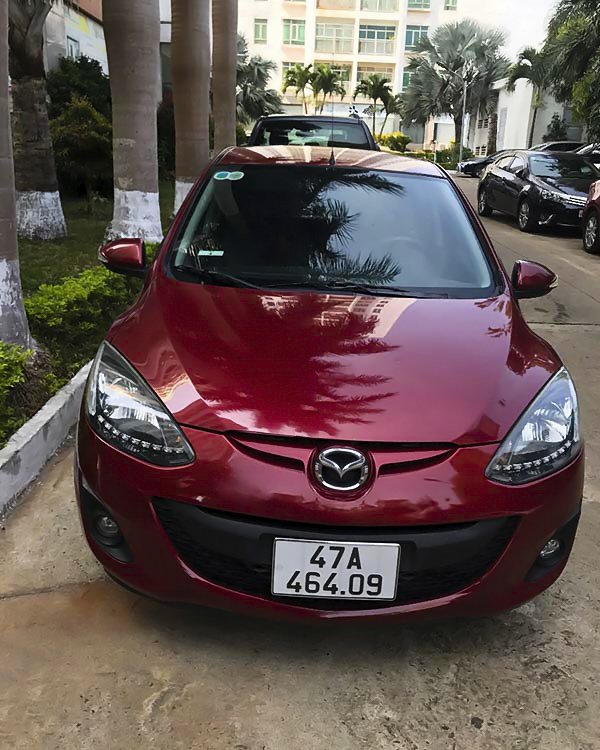 Mazda 2 2014 - Xe Mazda 2 1.5AT năm sản xuất 2014, màu đỏ chính chủ, giá 350tr