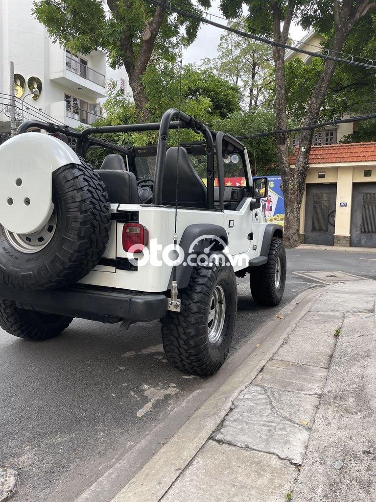 Jeep Wrangler 1990 - Màu trắng, giá cực tốt