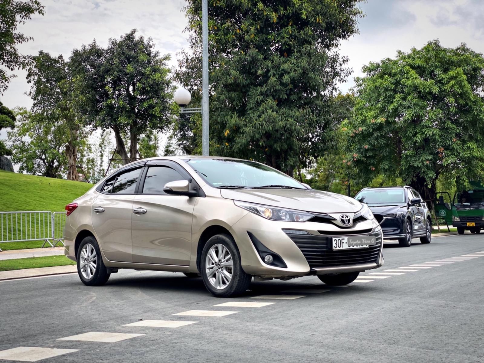 Toyota Vios 2019 - Xe đẹp xuất sắc, 1 chủ từ mới chạy 2v km, 4 lốp zin theo xe