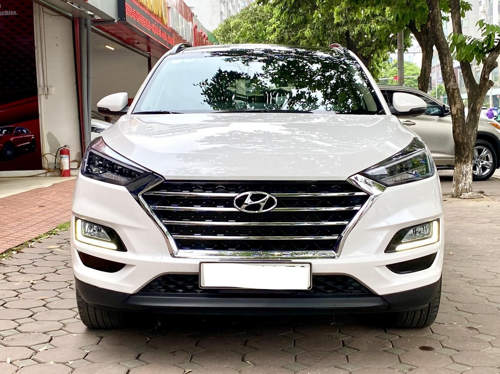 Hyundai Tucson 2019 - Màu trắng nội thất kem